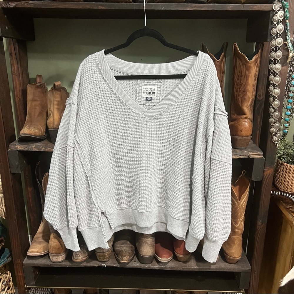 AE Big Hug Knit Sweatshirt